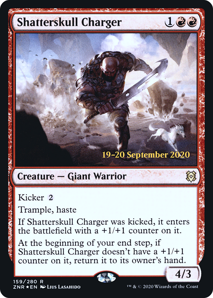 Shatterskull Charger (PRE-159) - Zendikar Rising Promos Foil