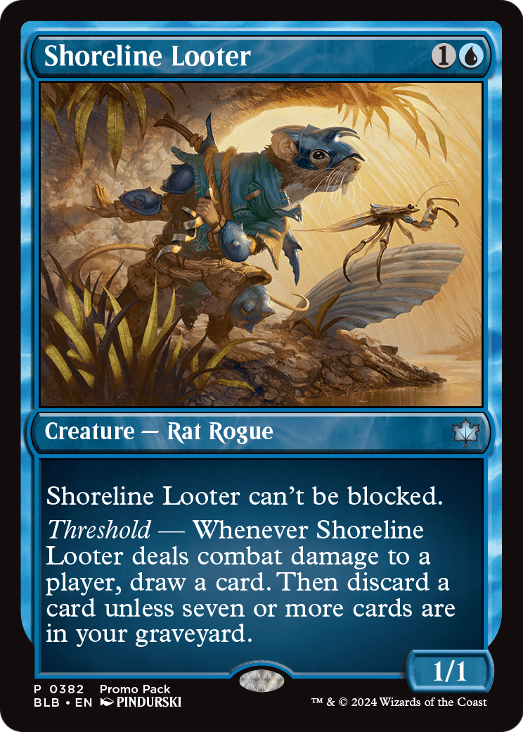 Shoreline Looter (PPBLB-382) - Bloomburrow Foil
