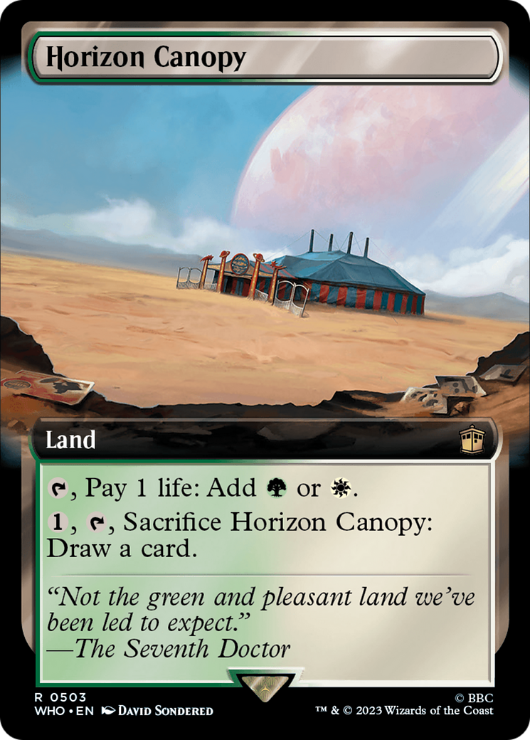 Horizon Canopy (Extended Art) (WHO-503) - Doctor Who: (Extended Art) Foil