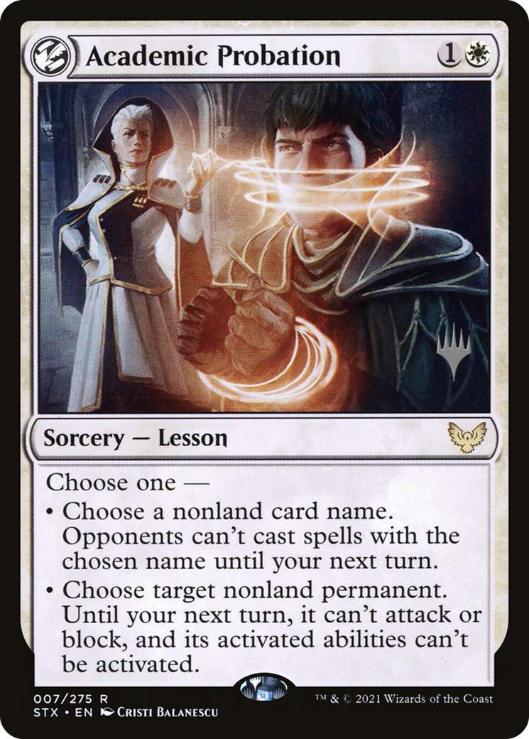 Academic Probation (PPSTX-007) - Strixhaven: School of Mages Promos: (lesson) Foil