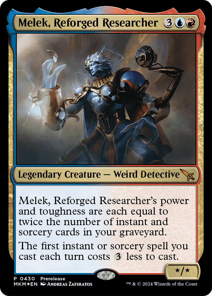 Melek, Reforged Researcher (PRE-430) - Murders at Karlov Manor Foil