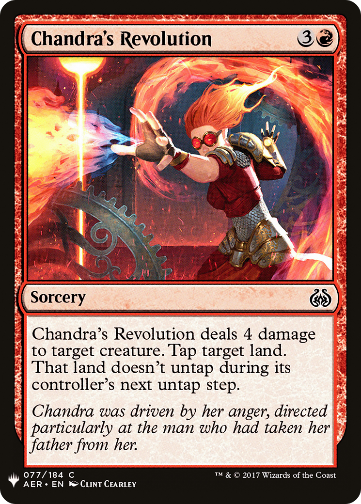 Chandra's Revolution (LIST-077) - The List