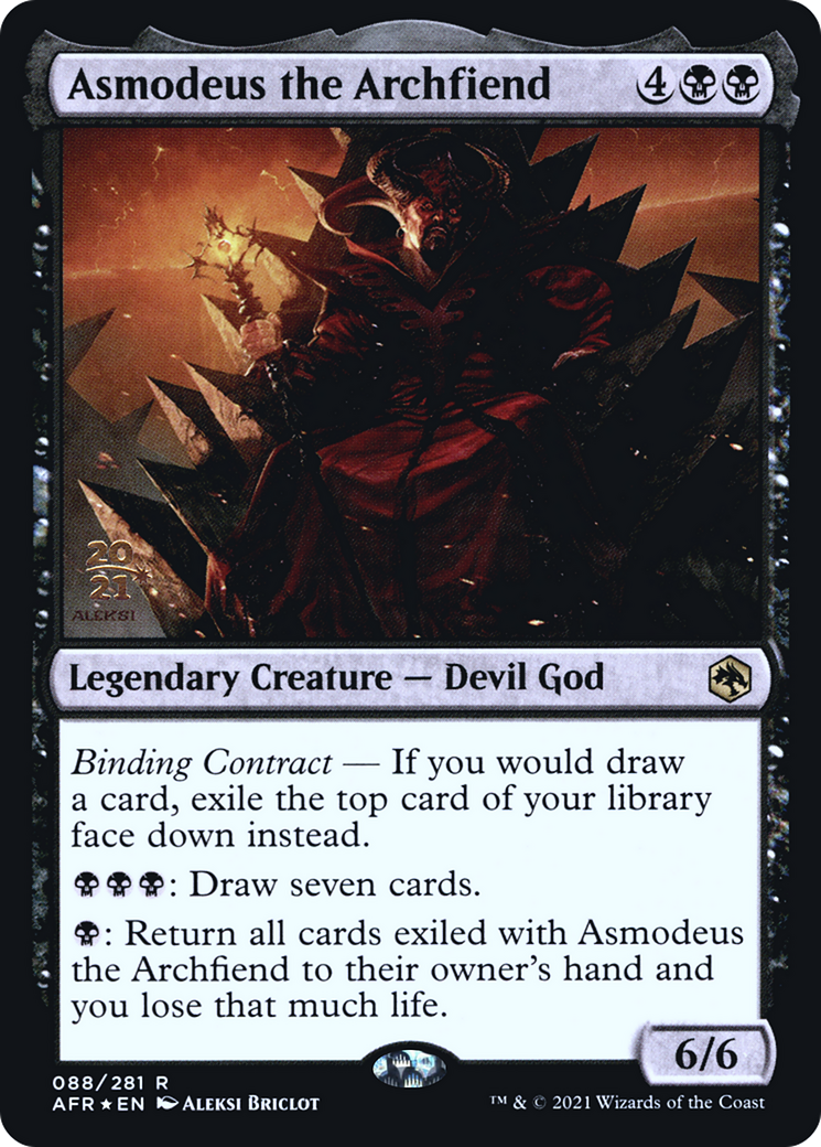 Asmodeus the Archfiend (PRE-088) - Adventures in the Forgotten Realms Promos Foil