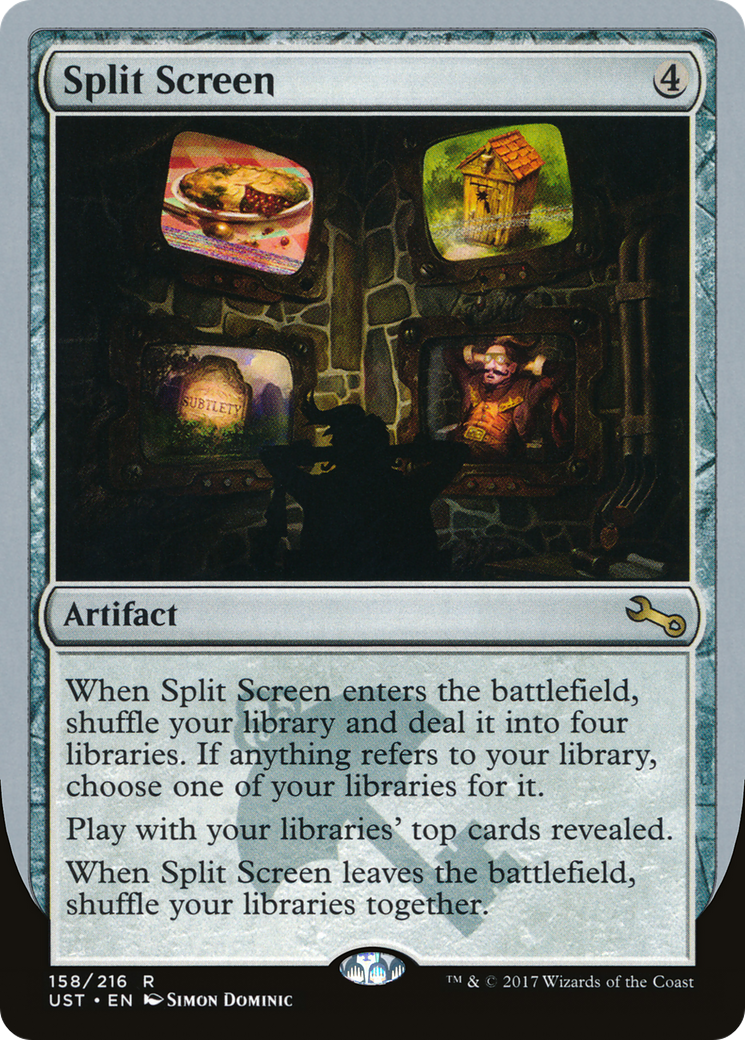 Split Screen (UST-158) - Unstable Foil
