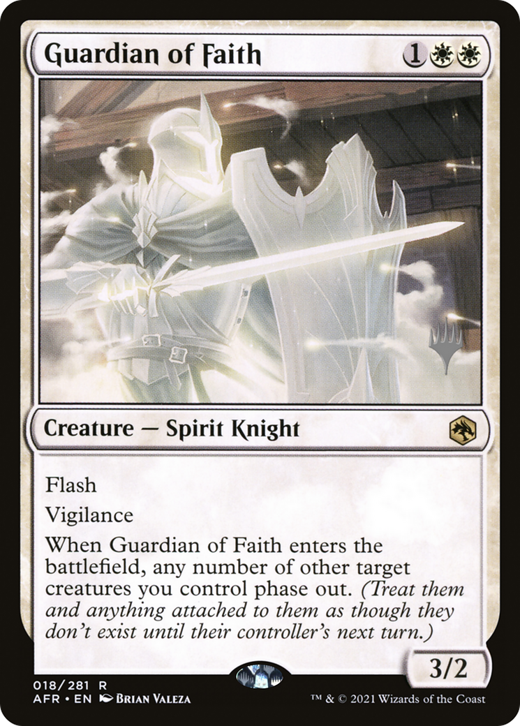 Guardian of Faith (PPAFR-018) - Adventures in the Forgotten Realms Promos