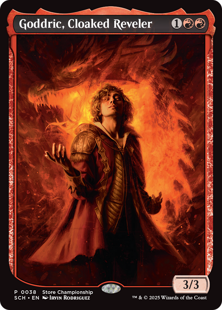 Goddric, Cloaked Reveler (GAME-038) - Game Day & Store Championship Promos Foil