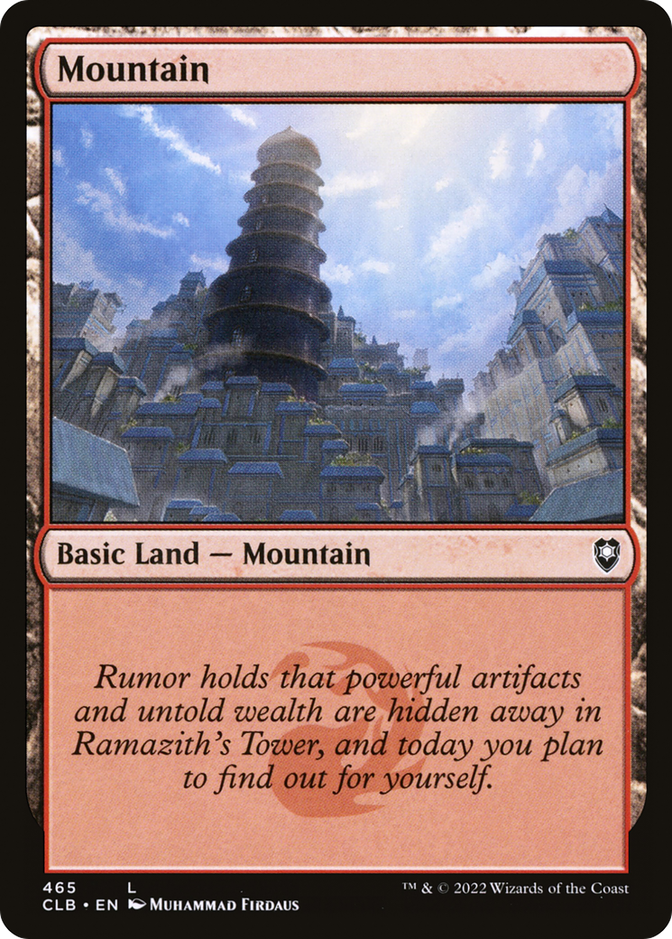Mountain (465) (CLB-465) - Commander Legends: Battle for Baldur's Gate