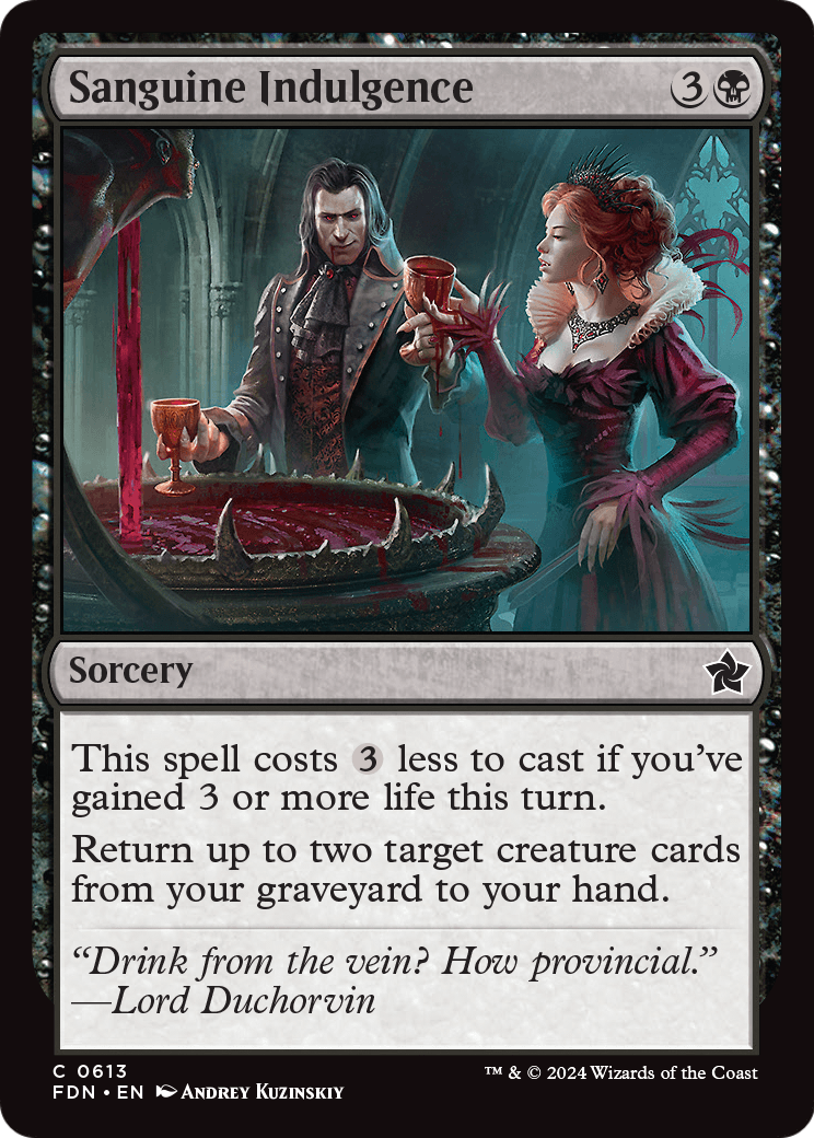 Sanguine Indulgence (FDN-613) - Foundations