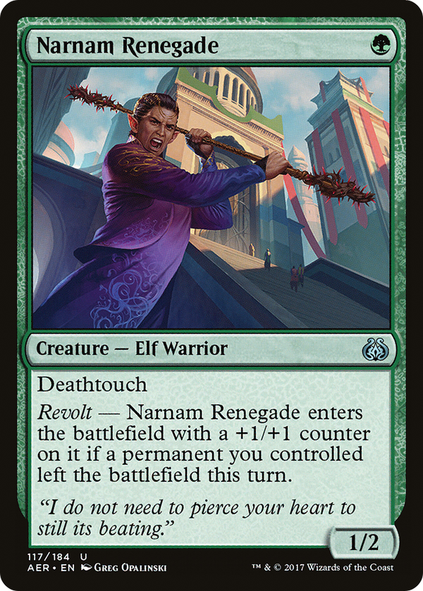 Narnam Renegade (AER-117) - Aether Revolt Foil