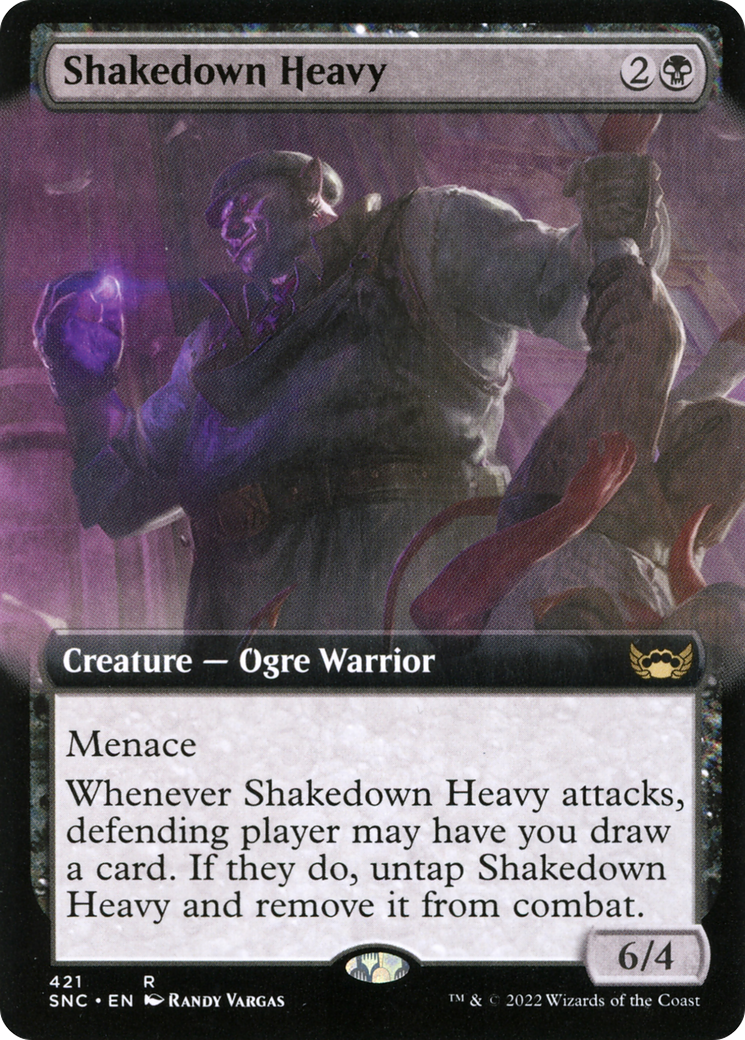 Shakedown Heavy (Extended Art) (SNC-421) - Streets of New Capenna: (Extended Art) Foil