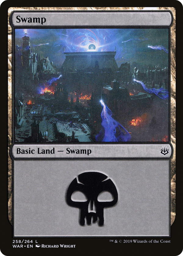 Swamp (258) (WAR-258) - War of the Spark Foil