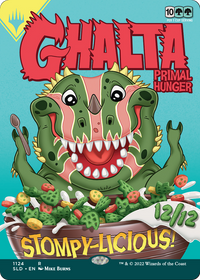 Ghalta, Primal Hunger (SLD-1124) - Secret Lair Drop (Borderless) Foil