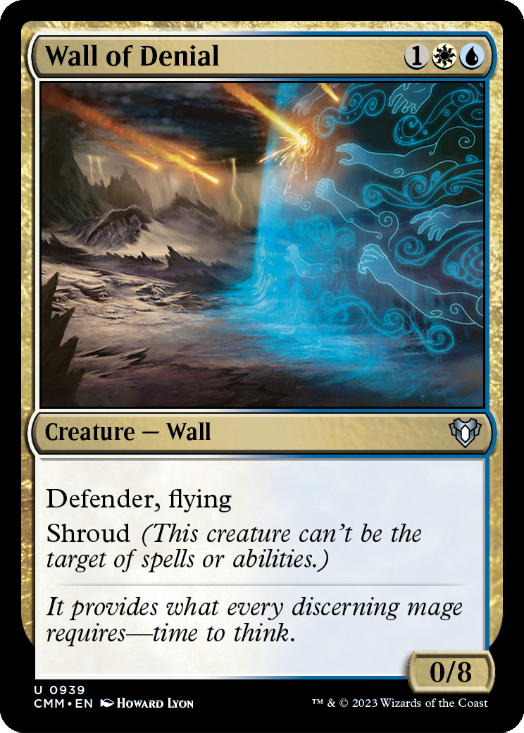 Wall of Denial (CMM-939) - Commander Masters