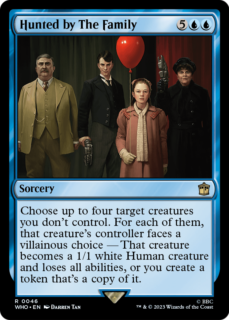 Hunted by The Family (WHO-046) - Doctor Who Foil