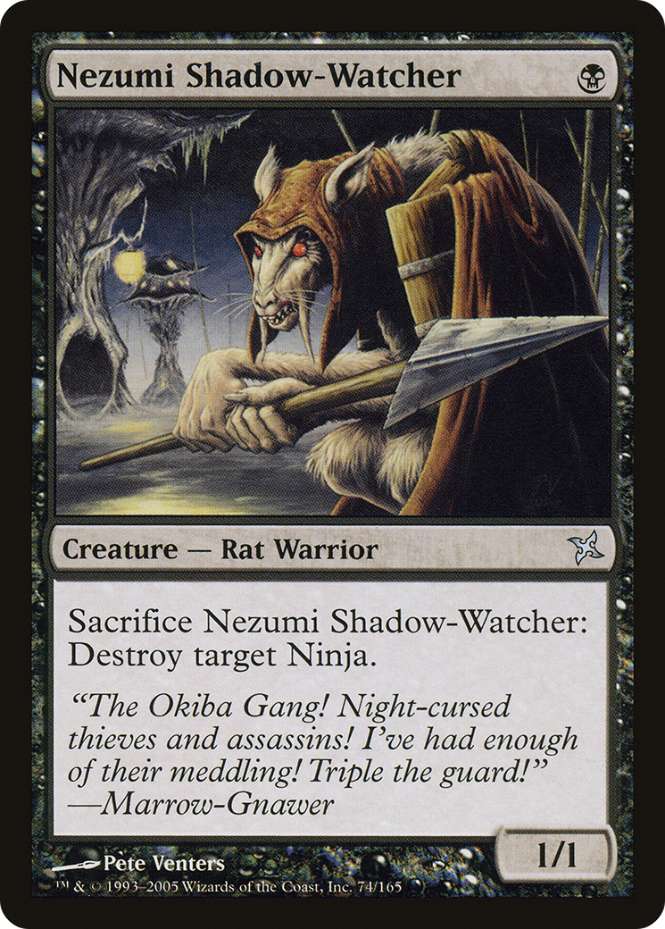 Nezumi Shadow-Watcher (BOK-074) - Betrayers of Kamigawa Foil