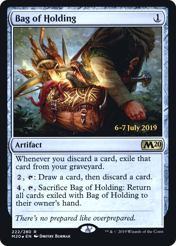 Bag of Holding (PRE-222) - Core Set 2020 Promos Foil