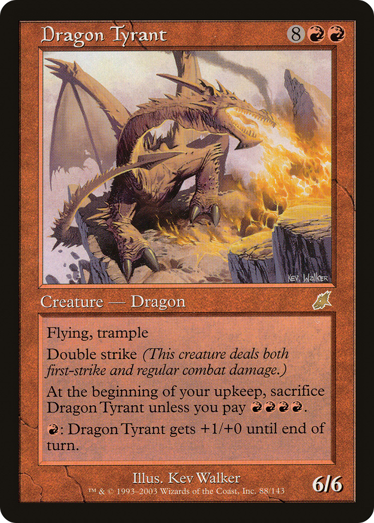 Dragon Tyrant (SCG-088) - Scourge Foil