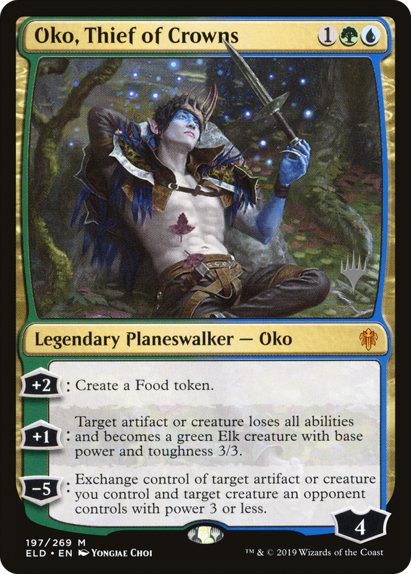 Oko, Thief of Crowns (PPELD-197) - Throne of Eldraine Promos Foil