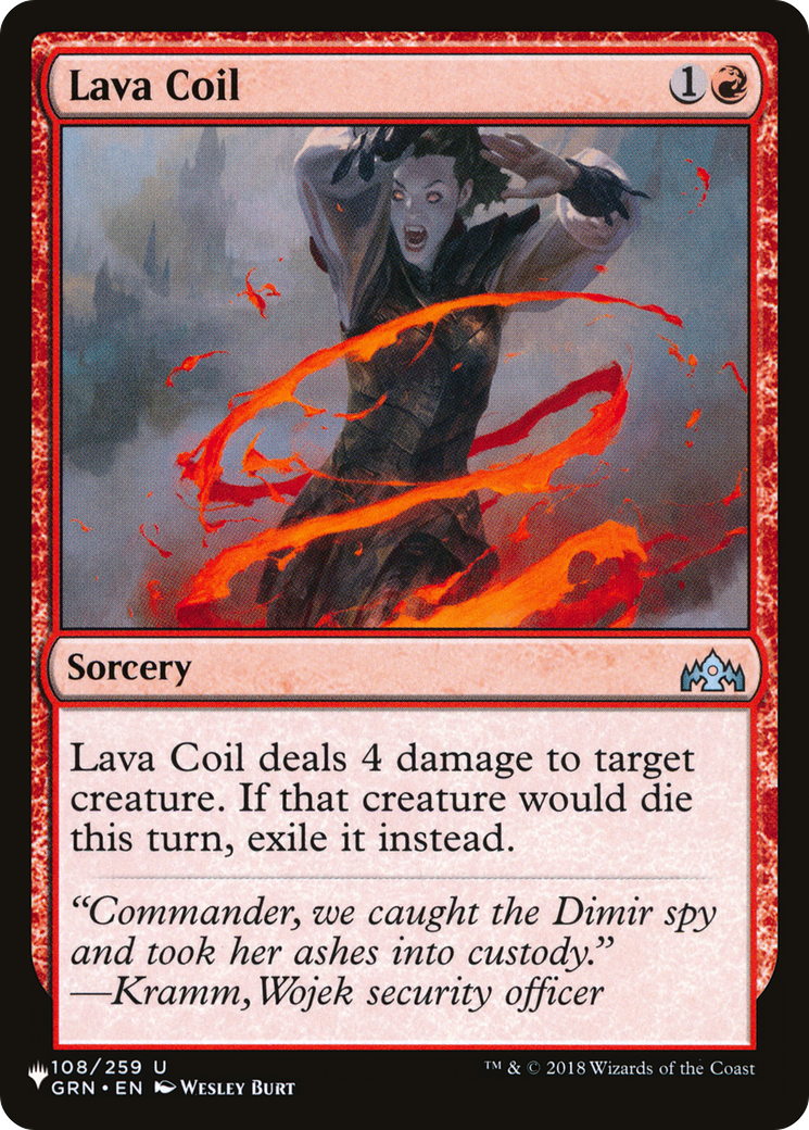 Lava Coil (LIST-108) - The List Reprints