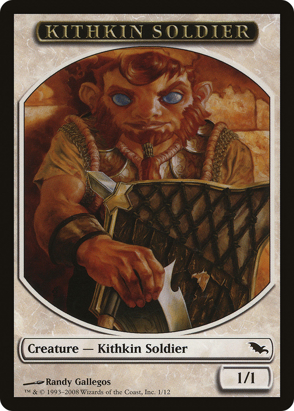 Kithkin Soldier Token (SHM-001) - Shadowmoor Tokens