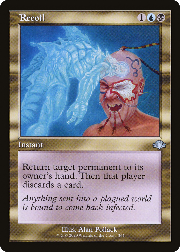 Recoil (Retro Frame) (DMR-365) - Dominaria Remastered Foil