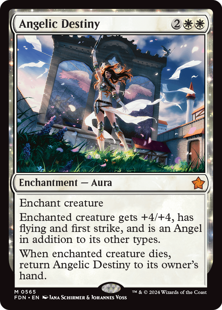 Angelic Destiny (FDN-565) - Foundations: (enchantment)