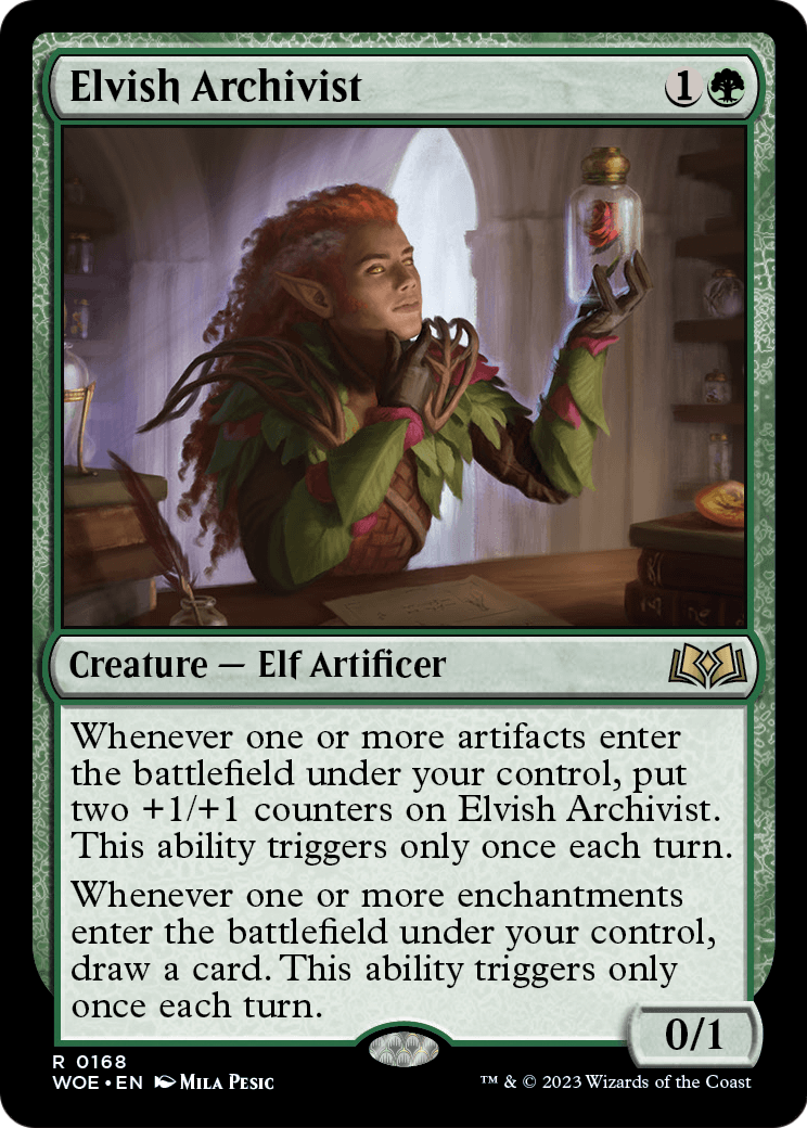 Elvish Archivist (WOE-168) - Wilds of Eldraine Foil