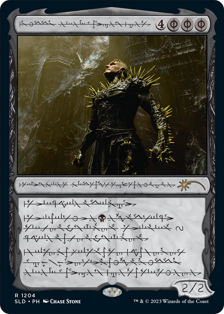 K'rrik, Son of Yawgmoth (Phyrexian) (SLD-1204) - Secret Lair Drop: (Showcase) Foil