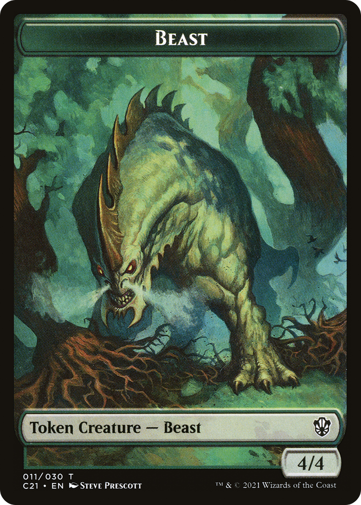 Beast (TC21-011) - Commander 2021 Tokens