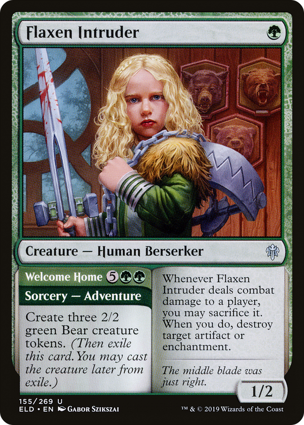 Flaxen Intruder (ELD-155) - Throne of Eldraine