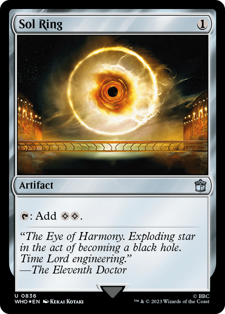 Sol Ring (Surge Foil) (WHO-836) - Doctor Who Foil