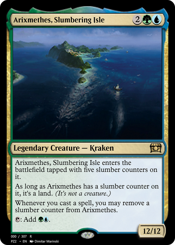 Arixmethes, Slumbering Isle (PZ2-70715) - Treasure Chest Foil