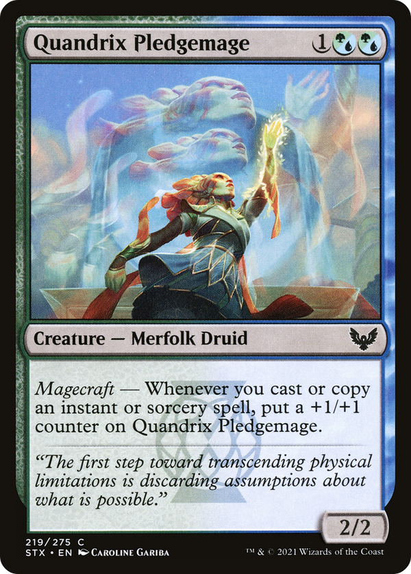 Quandrix Pledgemage (STX-219) - Strixhaven: School of Mages