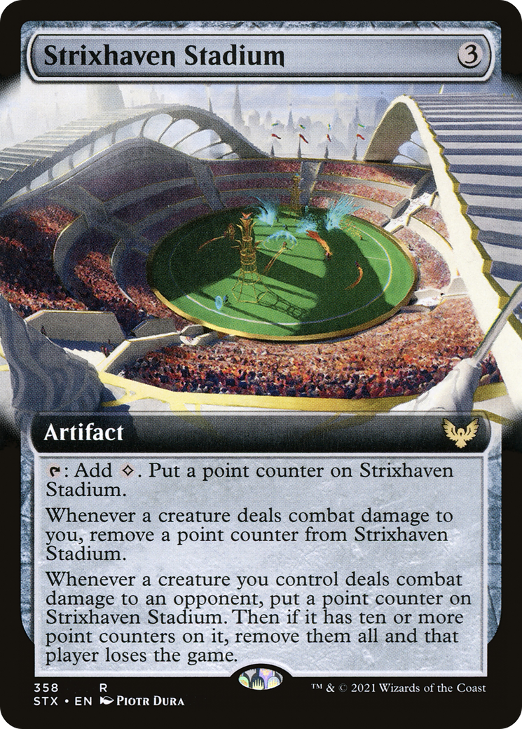 Strixhaven Stadium (Extended Art) (STX-358) - Strixhaven: School of Mages: (Extended Art) Foil