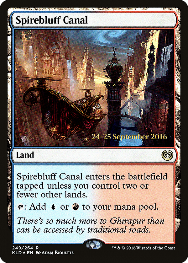 Spirebluff Canal (KLD) (PRE-249) - Kaladesh Promos Foil