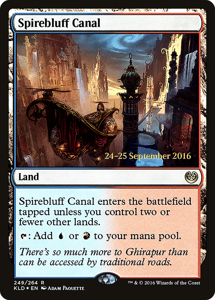 Spirebluff Canal (KLD) (PRE-249) - Kaladesh Promos Foil