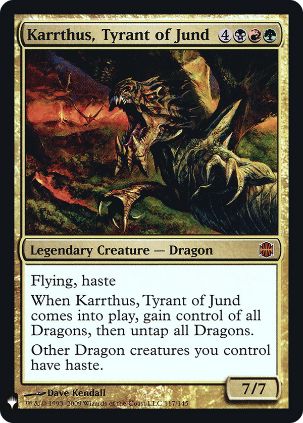 Karrthus, Tyrant of Jund (LIST-117) - The List Foil