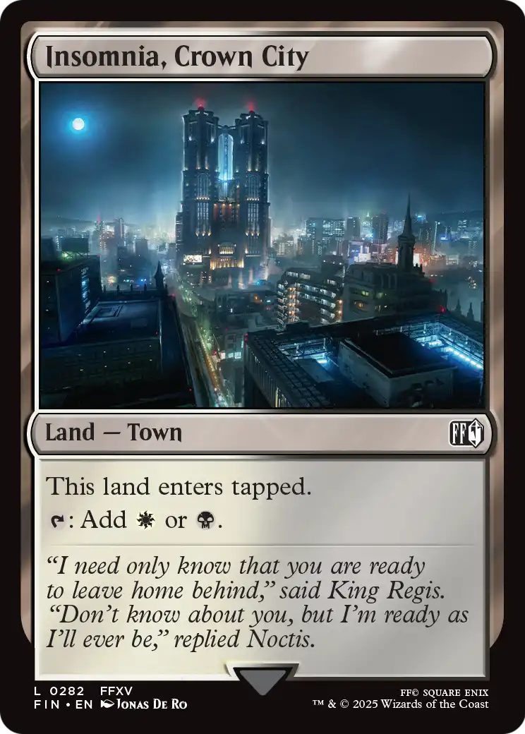 Insomnia, Crown City (FIN-282) - FINAL FANTASY Foil