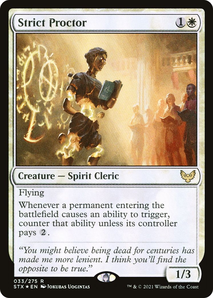 Strict Proctor (STX-33★) - Strixhaven: School of Mages Foil