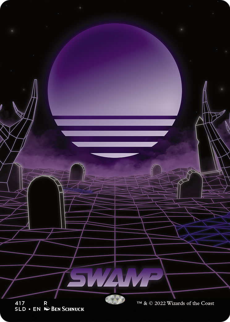 Swamp (417) (SLD-417) - Secret Lair Drop (Borderless)