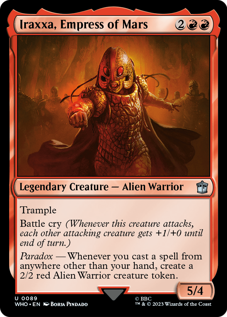 Iraxxa, Empress of Mars (WHO-089) - Doctor Who Foil