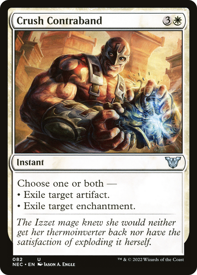 Crush Contraband (NEC-082) - Neon Dynasty Commander