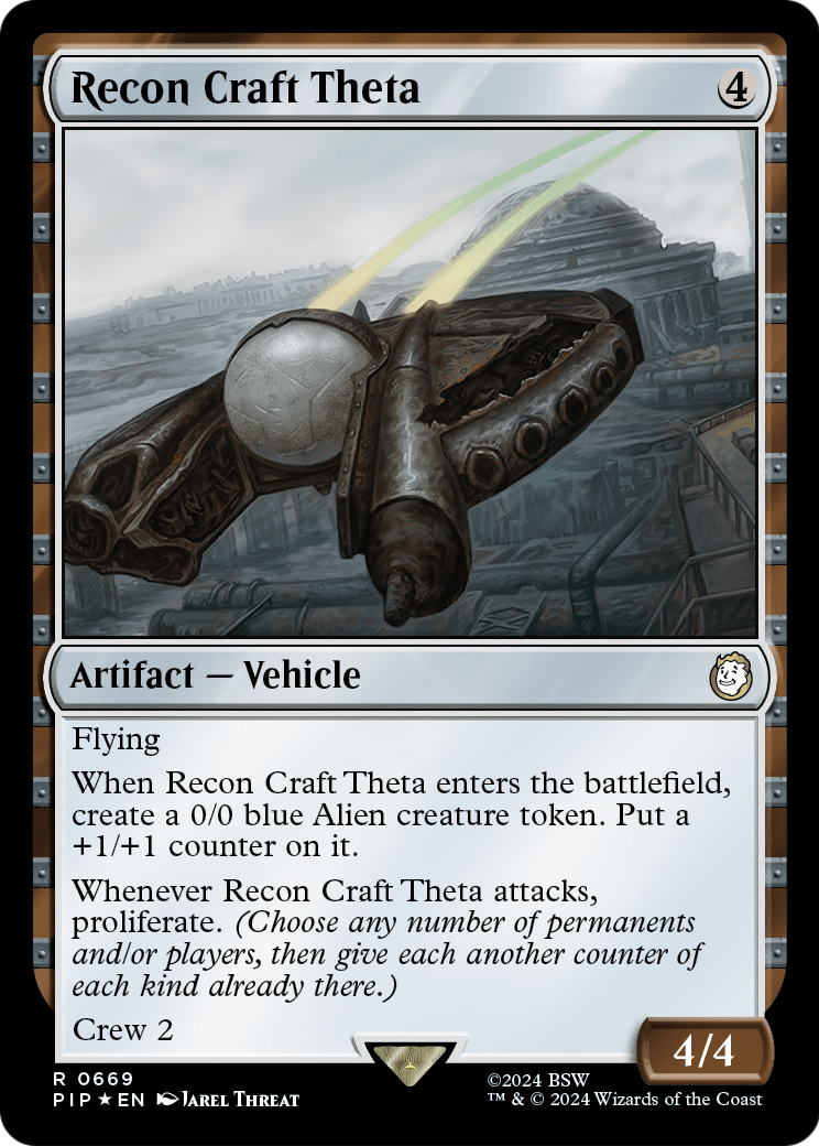 Recon Craft Theta (Surge Foil) (PIP-669) - Fallout Foil