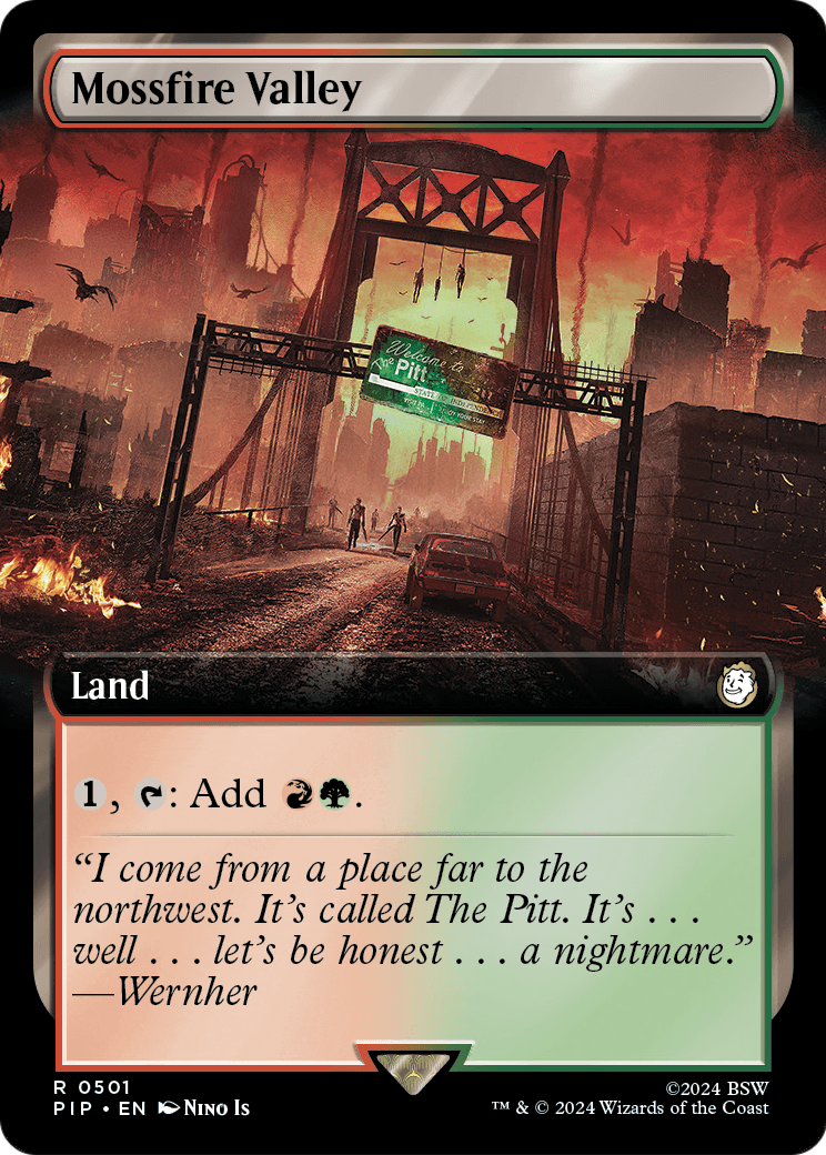 Mossfire Valley (Extended Art) (PIP-501) - Fallout: (Extended Art)
