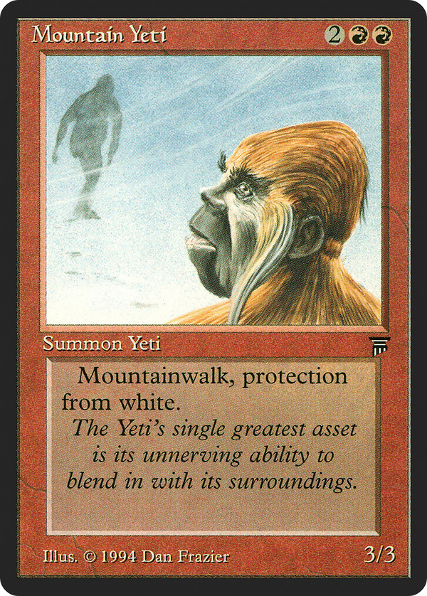 Mountain Yeti (LEG-) - Legends