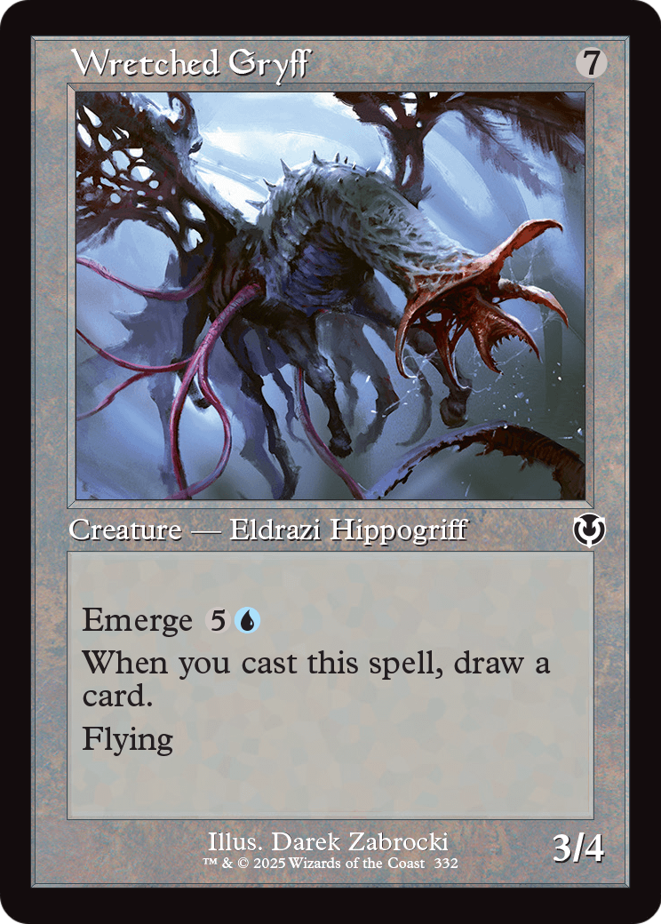 Wretched Gryff (Retro Frame) (INR-332) - Innistrad Remastered Foil