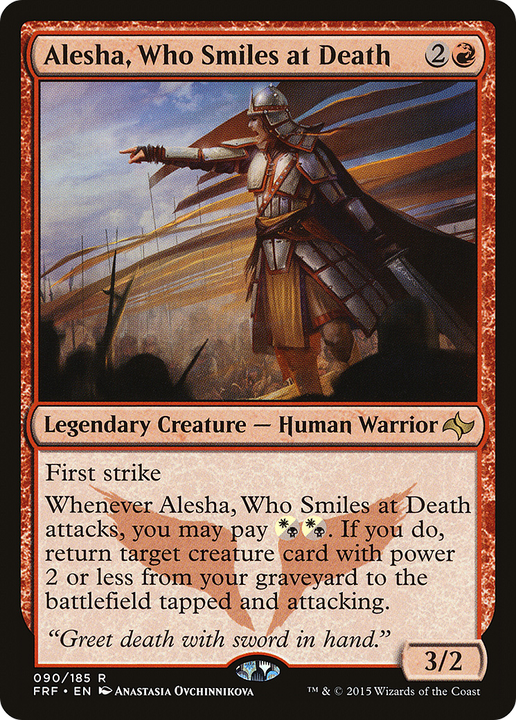 Alesha, Who Smiles at Death (FRF-090) - Fate Reforged Foil