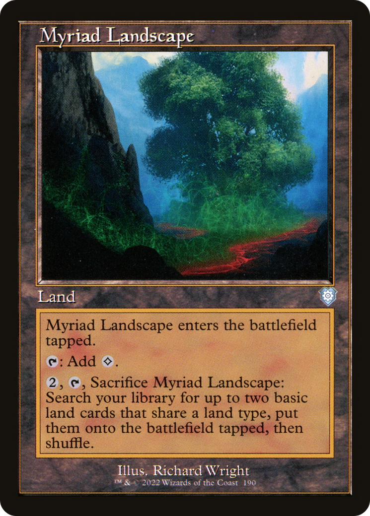 Myriad Landscape (Retro Frame) (BRC-190) - The Brothers' War Commander