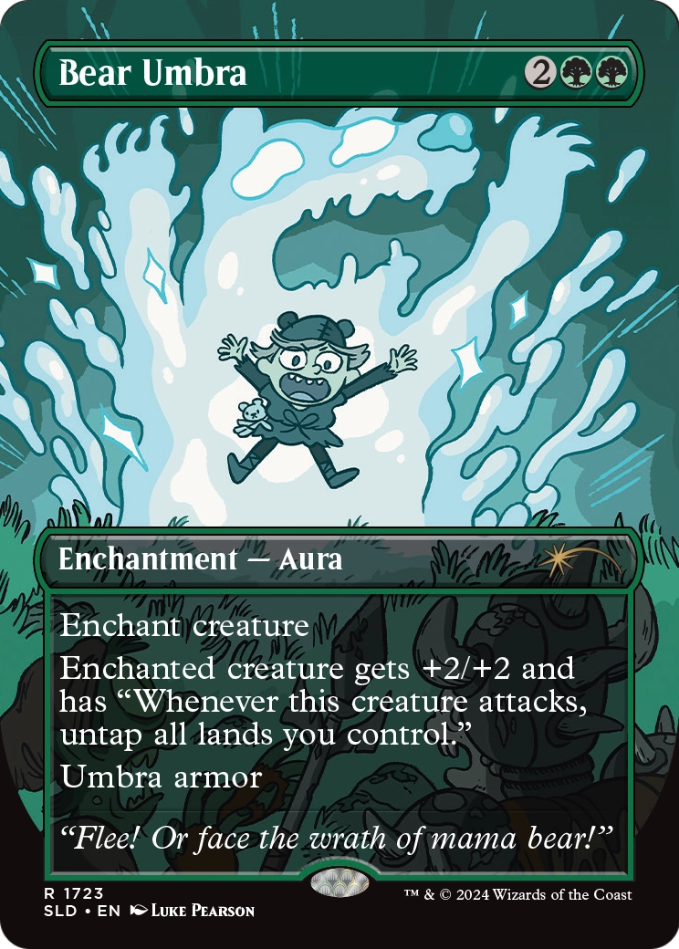Bear Umbra (SLD-1723) - Secret Lair Drop (Borderless)