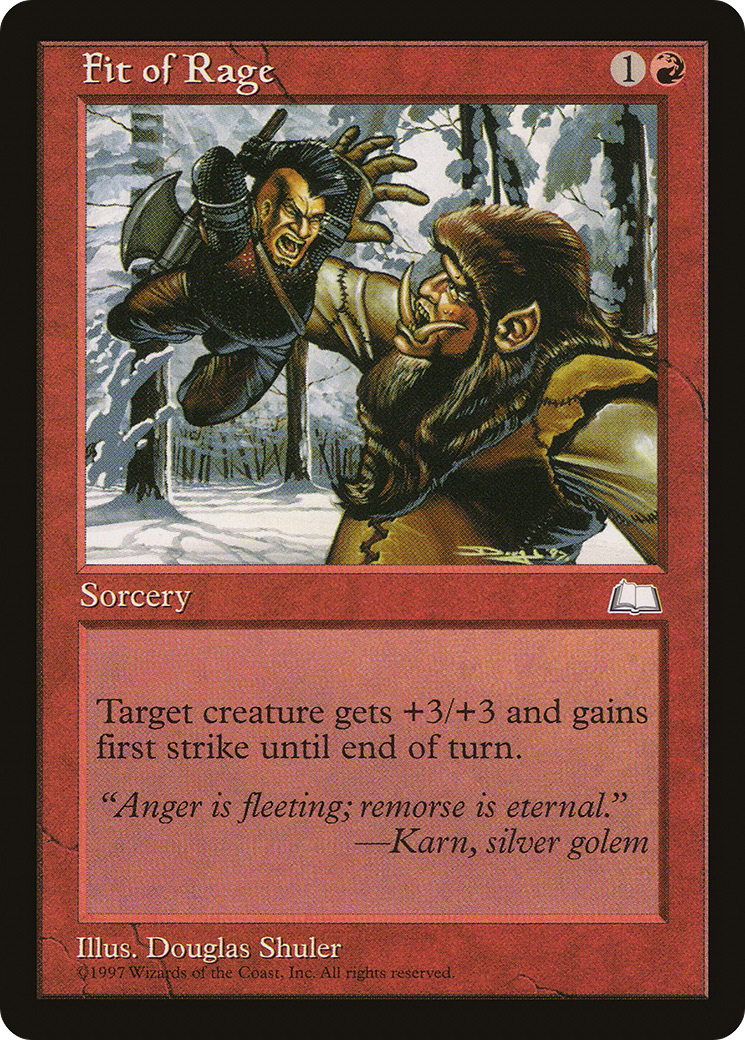 Fit of Rage (WTH-) - Weatherlight